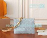 Copy L---V Coussin BB Handbag M11401 Sky Blue Monogram Denim